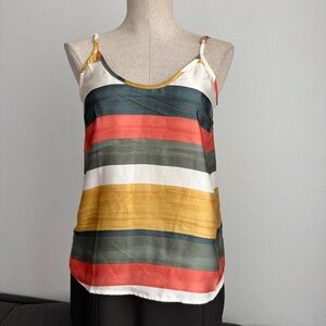 Mystree Striped Cami Tank Top Size M